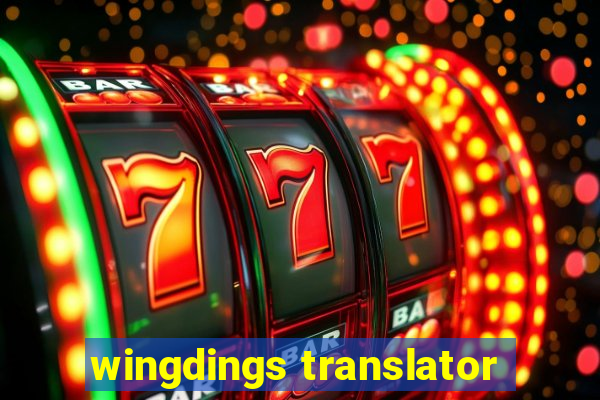 wingdings translator